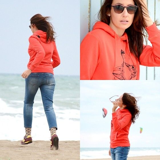 sudadera roja unisex sudadera roja surf