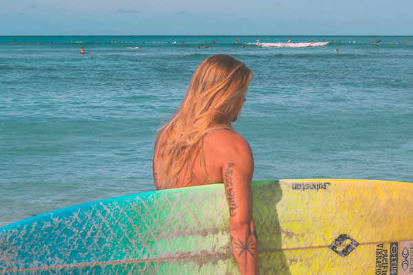 long surfer hair blonde surfer hair